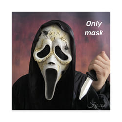 Scream Ghostface Mask Scary Original Demon Mascara Cosplay Horror Movie - Only mask 07