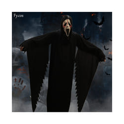 Scream Ghostface Mask Scary Original Demon Mascara Cosplay Horror Movie - Complete set 4