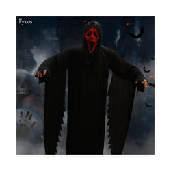 Scream Ghostface Mask Scary Original Demon Mascara Cosplay Horror Movie - Complete set 2