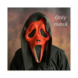 Ghostface Scream Mask Horror Killer Latex Mascara Ghost Terror Carnival - Only mask C
