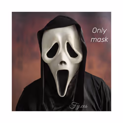 Ghostface Scream Mask Horror Killer Latex Mascara Ghost Terror Carnival - Only mask F