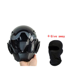 Personalized Mask Cool Play Mechanical Science Fiction Equipment Cyberpunk - With ear
