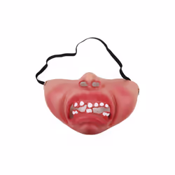 Funny Latex Half Face Clown Mask Cosplay Humorous Elastic Band Horrible - style 5