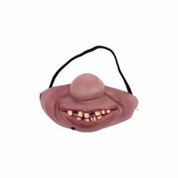 Funny Latex Half Face Clown Mask Cosplay Humorous Elastic Band Horrible - style 1
