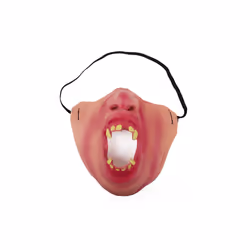 Funny Latex Half Face Clown Mask Cosplay Humorous Elastic Band Horrible - style 7