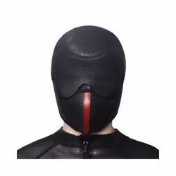 Men Sexy Eagle Beak Headgear Halloween Cosplay Leather Party Mask Full - Masks-Black