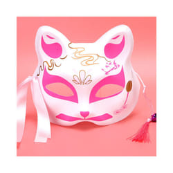 Anime Foxes Mask Japanese Cosplay Rave Hand-Painted Anime Demon Slayer - Foxes Mask 10