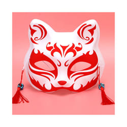 Anime Foxes Mask Japanese Cosplay Rave Hand-Painted Anime Demon Slayer - Foxes Mask 15