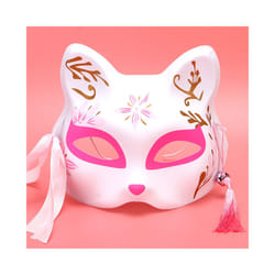 Anime Foxes Mask Japanese Cosplay Rave Hand-Painted Anime Demon Slayer - Foxes Mask 9