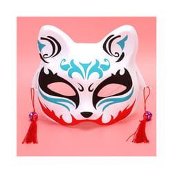 Anime Foxes Mask Japanese Cosplay Rave Hand-Painted Anime Demon Slayer - Foxes Mask 16