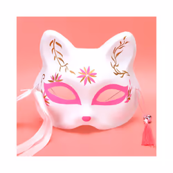 Anime Foxes Mask Japanese Cosplay Rave Hand-Painted Anime Demon Slayer - Foxes Mask 14