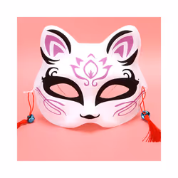 Anime Foxes Mask Japanese Cosplay Rave Hand-Painted Anime Demon Slayer - Foxes Mask 3