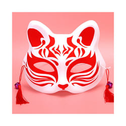 Anime Foxes Mask Japanese Cosplay Rave Hand-Painted Anime Demon Slayer - Foxes Mask 19