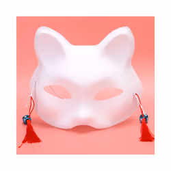 Anime Foxes Mask Japanese Cosplay Rave Hand-Painted Anime Demon Slayer - Foxes Mask 11