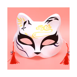 Anime Foxes Mask Japanese Cosplay Rave Hand-Painted Anime Demon Slayer - Foxes Mask 17