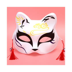 Anime Foxes Mask Japanese Cosplay Rave Hand-Painted Anime Demon Slayer - Foxes Mask 17
