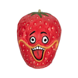 Pineapple Mask Novelty Halloween Cosplay Fruit Latex Mascara Full Face - Strawberry mask