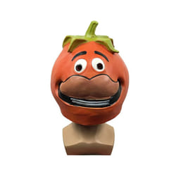 Pineapple Mask Novelty Halloween Cosplay Fruit Latex Mascara Full Face - Tomato mask