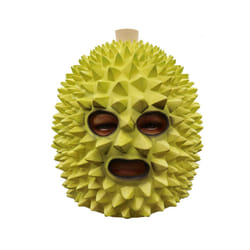Pineapple Mask Novelty Halloween Cosplay Fruit Latex Mascara Full Face - Durian mask