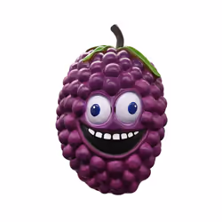 Pineapple Mask Novelty Halloween Cosplay Fruit Latex Mascara Full Face - Raisin mask
