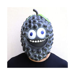Pineapple Mask Novelty Halloween Cosplay Fruit Latex Mascara Full Face - Grape mask