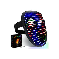 Bluetooth LED Mask Full-Color Face-Changing Glowing Mask APP Control DIY - Gesture Sensing