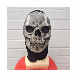 Game Skull Ghost Mask Cosplay Costumes Props Tactics Facial Makeup Halloween - E Printing