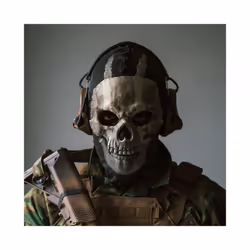 Game Skull Ghost Mask Cosplay Costumes Props Tactics Facial Makeup Halloween - D Printing