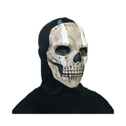 Game Skull Ghost Mask Cosplay Costumes Props Tactics Facial Makeup Halloween - B Latex