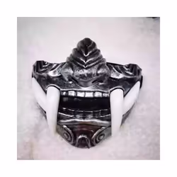 Japanese Samurai Oni Demon Mask Cosplay Horror Prajna Hannya Evil Killer - Silver