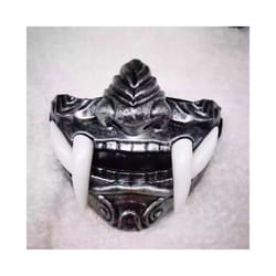 Japanese Samurai Oni Demon Mask Cosplay Horror Prajna Hannya Evil Killer - Silver