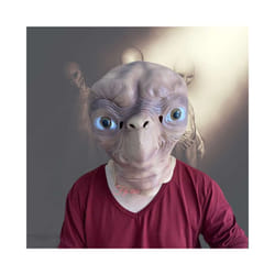 Halloween Mask Full Face Realistic Latex Mascara Scary Devil Enhances - Alien Mask A