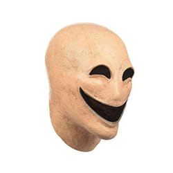 Halloween Mask Full Face Realistic Latex Mascara Scary Devil Enhances - Smile without a face