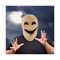 Horror Smile No Face Man Latex Mascara Full Head Terror Faceless Disguise - No Face Man Mask