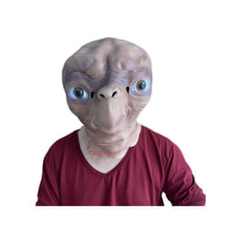 Horror Smile No Face Man Latex Mascara Full Head Terror Faceless Disguise - Alien mask 6