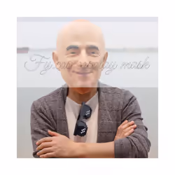 Horror Smile No Face Man Latex Mascara Full Head Terror Faceless Disguise - Old man mask