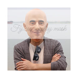 Horror Smile No Face Man Latex Mascara Full Head Terror Faceless Disguise - Old man mask