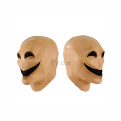 Horror Smile No Face Man Latex Mascara Full Head Terror Faceless Disguise - Smile without a face