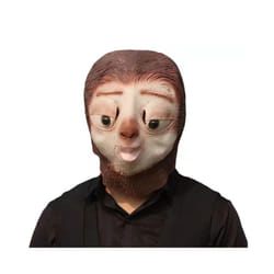 Raptor Mask with Fur Original Furri Dragon Dinosaur Head Latex Mascara - Sloth mask