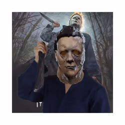 Michael Myers Figurine Mask for Men Latex Mascara Horror Disguise Man - Myers Mask 02