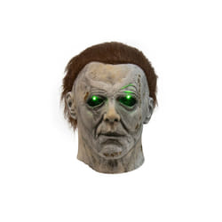 Michael Myers Figurine Mask for Men Latex Mascara Horror Disguise Man - LED Myers Mask A