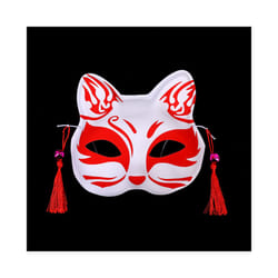 Festival Party Cosplay Props Facepiece Japanese Anime Foxes Mask Cosplay - B