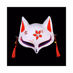 Festival Party Cosplay Props Facepiece Japanese Anime Foxes Mask Cosplay - D