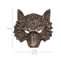 Halloween animal mask carnival soft PU foam scary wolf mask masquerade - jinselangmianju