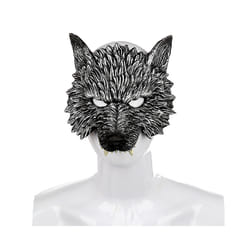 Halloween animal mask carnival soft PU foam scary wolf mask masquerade - yingselangmianju