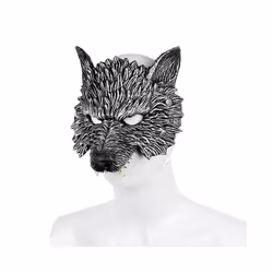 Halloween animal mask carnival soft PU foam scary wolf mask masquerade - yingselangmianju