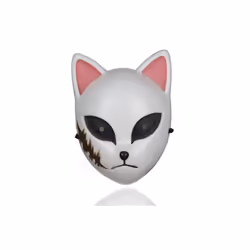Demon Slayer Cosplay Mask Anime Kimetsu No Yaiba Kamado Tanjirou Makomo - Sabito