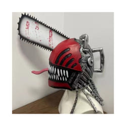 Chainsaw Mask Rave Cosplay Anime Disguise Helmet Horror Electric Saw Full - Chainsaw mask B