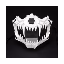 Halloween Skull Party Mask Anime Dragon God Skeleton Half Face Masks Bone - 3