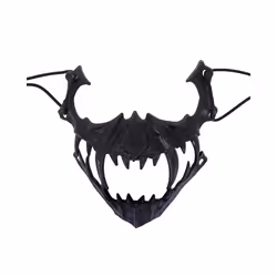Halloween Skull Party Mask Anime Dragon God Skeleton Half Face Masks Bone - 12